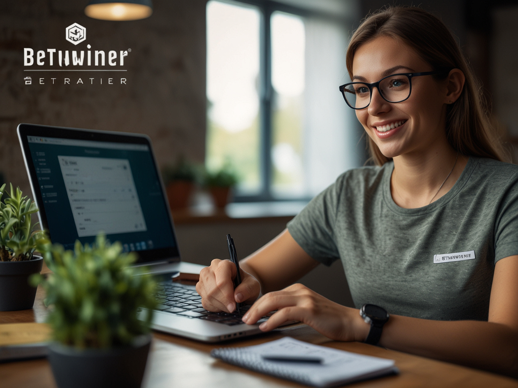 User registering on Betwinner